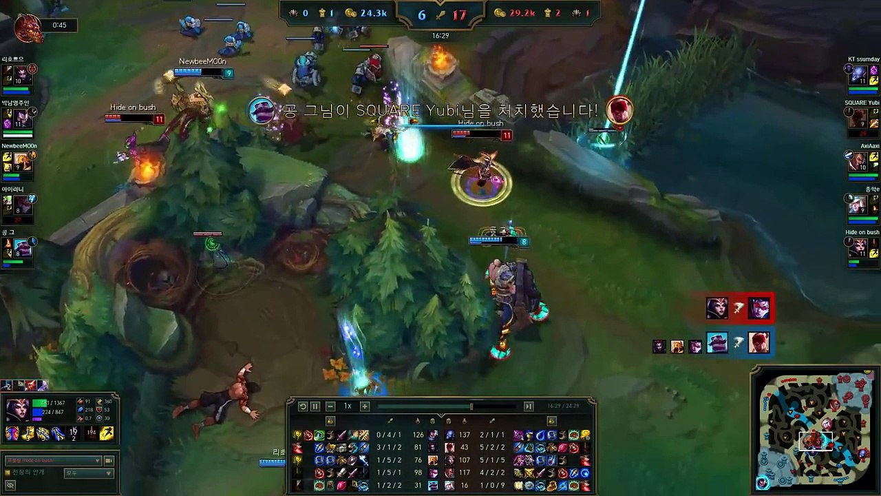 League Of Legends | SKT T1 Faker   LeBlanc vs Azir   KR LOL SoloQ Highlights