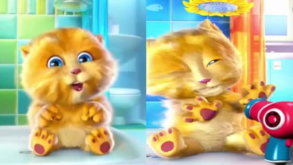 Old McDonald Had a Farm | Funny Cat Talking Ginger | Kids song - Nursery Rhymes