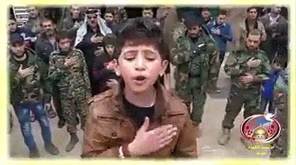 Haram e Bibi Zainab a.s k samnay shuda k janazon mai ek bachy ka noha