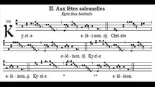 Kyrie missa II, Fons bonitatis