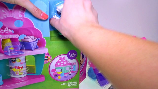 Play Doh Cake Minnie Mouse Bow-tiful Bake Shop + Surprise Egg Toys by DCTC & Mickey Mouse