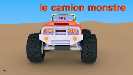 Jeu das[-s-e-]mblage : le camion monstre. D.e.s.s.i.n ANM francais. Monster trucks for children vi v D.e.s.s.i.n [A-n-i-m-a-t-i-o-n-s])]