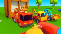 Kids 3D Construction Childrens Cartoons Leos HELICOPTER! (мультики на английском)