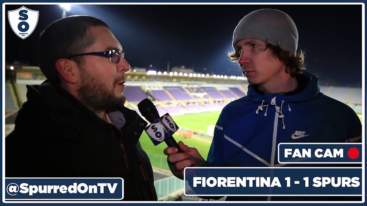 Fiorentina 1-1 Tottenham Hotspur | The Team Plays For Each Other | Fan Cam