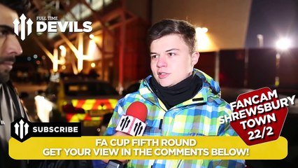 Juan Mata Man Of The Match! | Shrewsbury Town 0-3 Manchester United | FANCAM