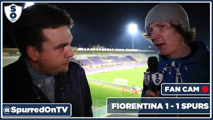 Fiorentina 1-1 Tottenham Hotspur | Were Clearly Focused On The League | Fan Cam