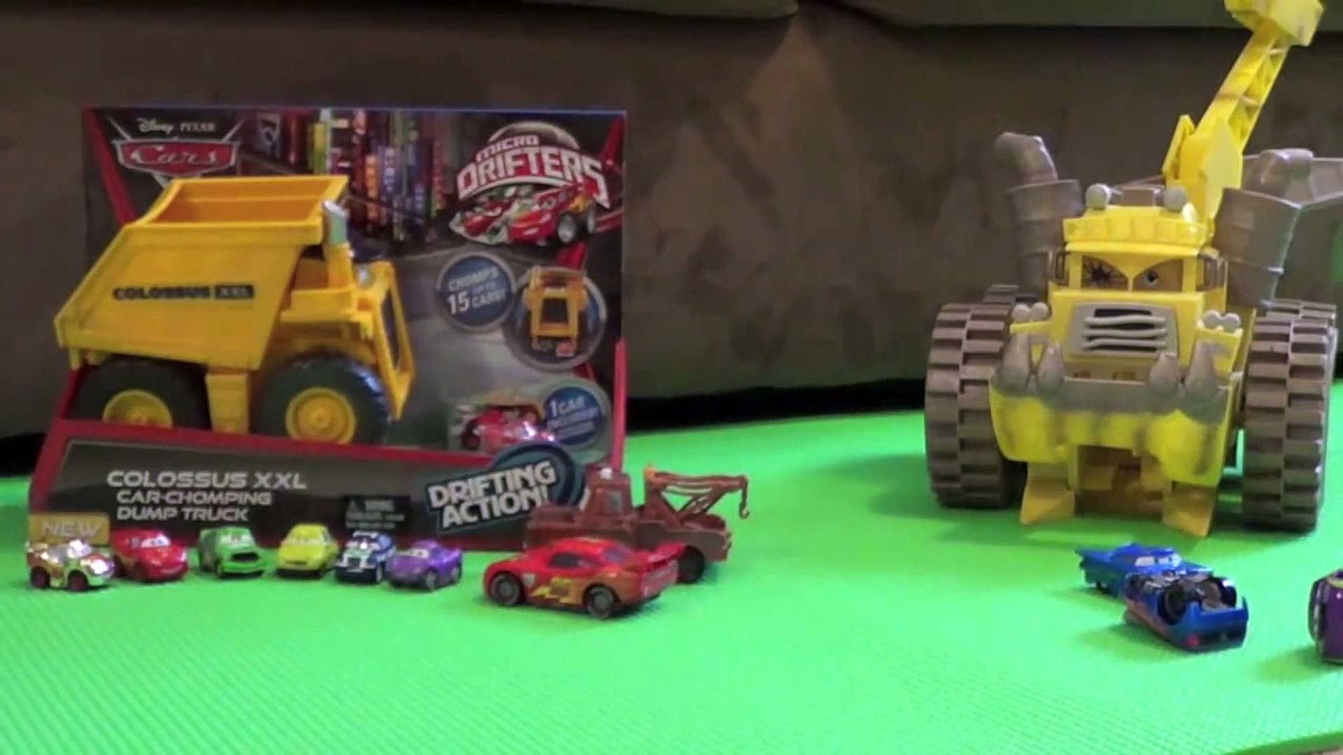 cars micro drifters colossus xxl dump truck