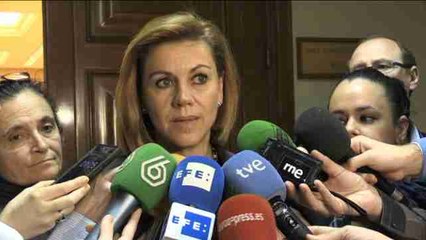 Cospedal: "Es un pacto entre dos partidos pero insuficiente"