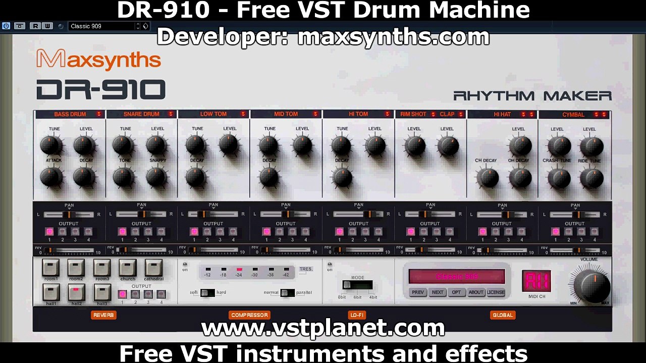 Best Drum VST - DR-910 - vstplanet.com