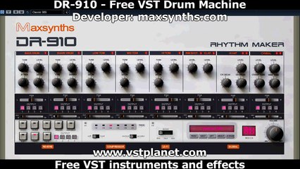 Best Drum VST - DR-910 - vstplanet.com