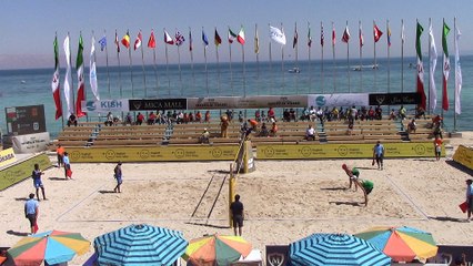 3 POL vs QAT 1-2 Losiak/Kantor vs Jefferson/Cherif  (21-15, 18-21, 16-18)