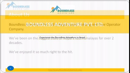 Boundless Adventure Pvt. Ltd.