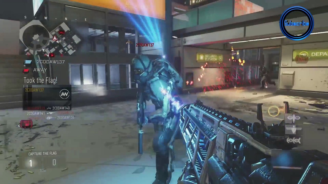 Call of Duty  Advanced Warfare  LASER GUN  MULTIPLAYER GAMEPLAY! - (COD AW Sniping)