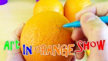 Art In Orange Show for Halloween Party_ Amazing Halloween Jack-O-Lanterns - Fruit Carving Garnish