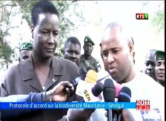 Protocole accord Sur La Biodiversité Mauritanie - Sénégal