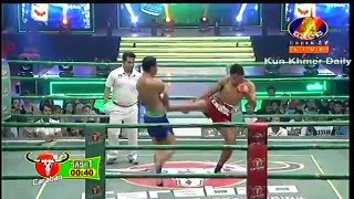 Khmer Boxing, Oung Vireak Vs. Thai,Bayon Boxing,07 February 2016