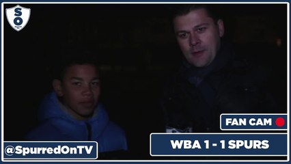 WBA 1-1 Tottenham Hotspur | West Brom Should Have Won It! | Fan Cam
