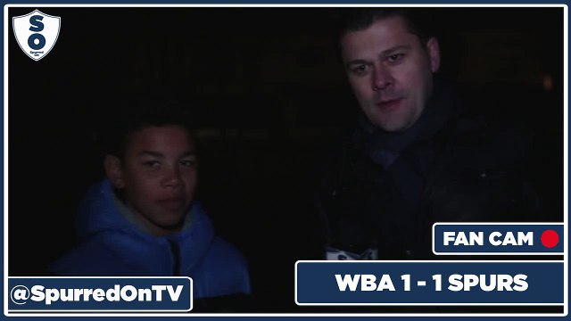 WBA 1-1 Tottenham Hotspur | West Brom Should Have Won It! | Fan Cam
