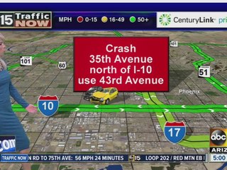 Serious crash on 35th Avenue, north of Interstate 10