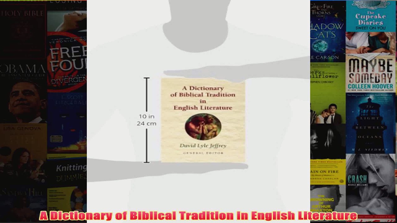 Download PDF  A Dictionary of Biblical Tradition in English Literature FULL FREE