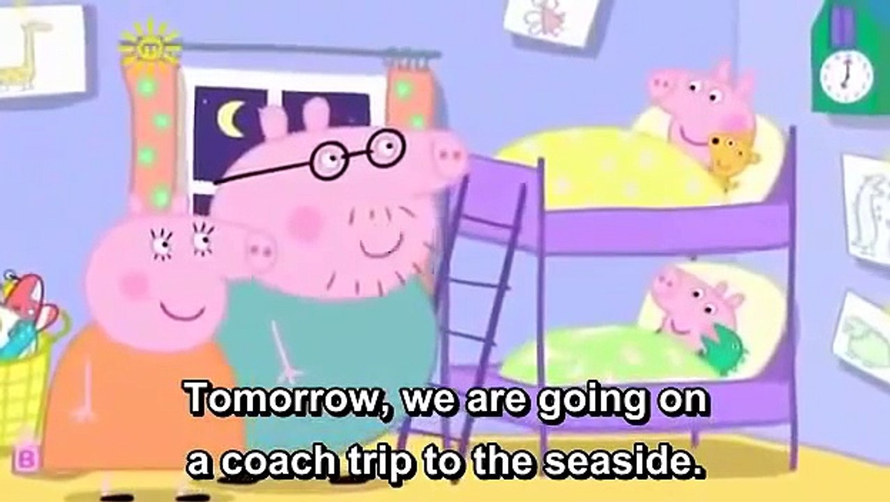 Peppa Pig S3 Ep 30 Sun, Sea, and Snow English Subtitles
