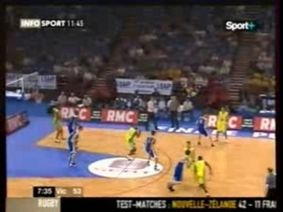 Finale 2007  Basket  PRO B Bercy JAVichy Quimper