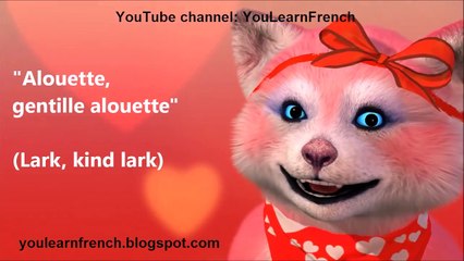 ALOUETTE GENTILLE ALOUETTE Comptines Chansons pour enfants French songs for kids English subtitles