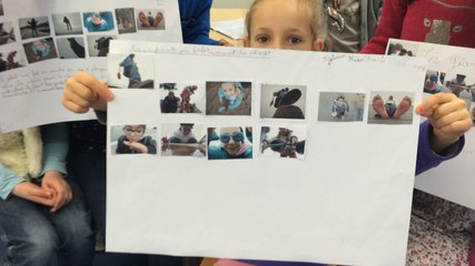 Préparation de l'exposition sur la petite mer