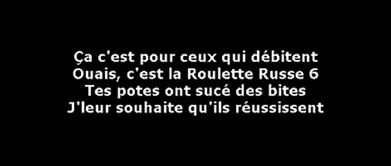 Sadek - Roulette Russe 6 #CommeDab (Paroles)
