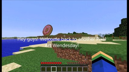 Minecraft: Pixel Art Wendesday! | Donut!