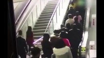 News : Quand un escalator marche soudainement à l’envers, ça donne ça !