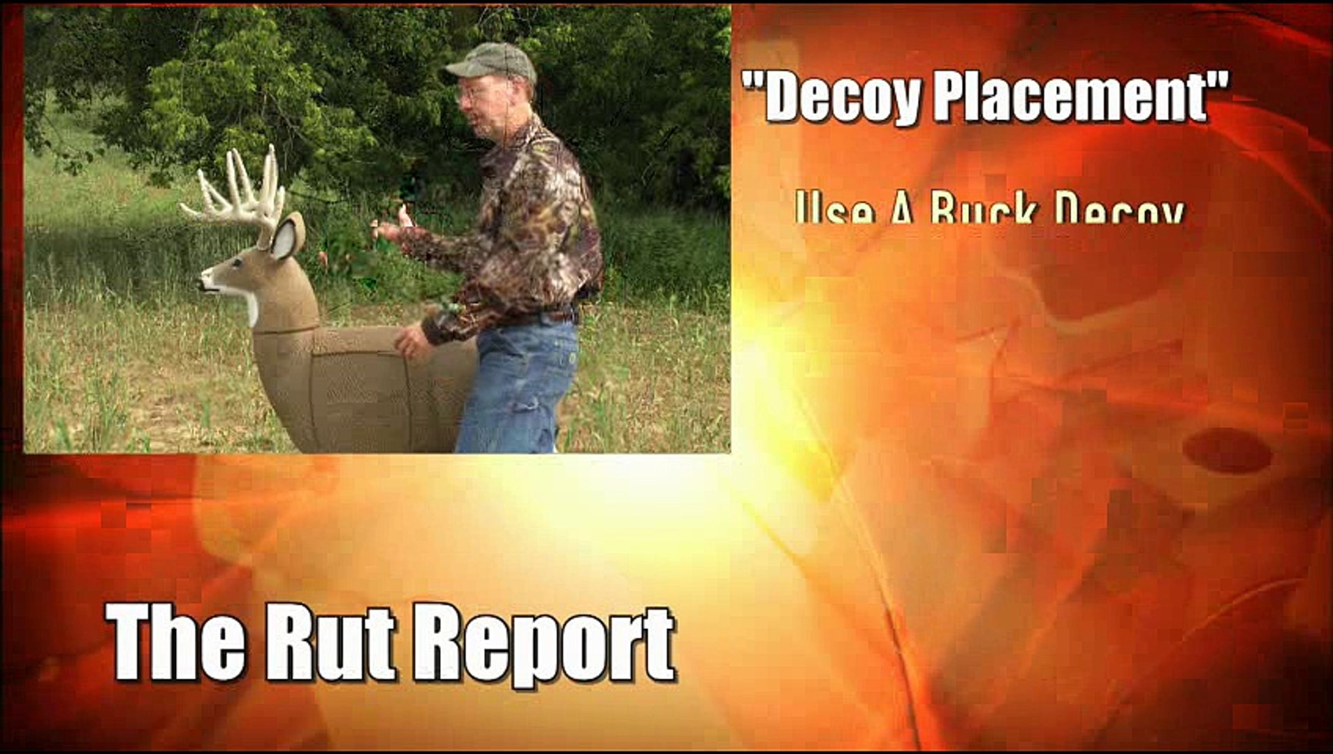 ⁣Rut Report: Decoy Placement