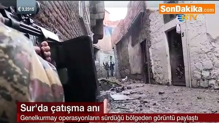 Sur’da 3 Teröristin Teslim Olma Anı Kamerada