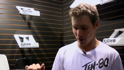 Andrew Adkinson at Surf Expo - CWB