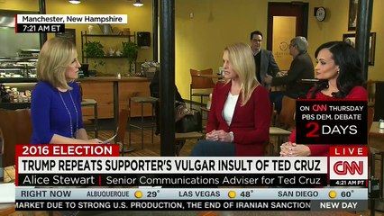 Trump Spox on calling Ted Cruz a Pussy
