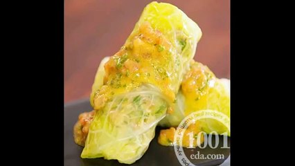 Вегетарианские голубцы с карри