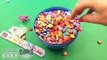 Hidden Surprise Egg Party! Smarties Candy PEPPA PIG DISNEY FROZEN TOYS! Part 1
