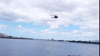 Helicopter Crash Pearl Harbor 2 18 16 10 15 am ORIGINAL Eyewitness