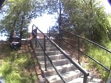 How NOT to Skate a 13 stair handrail