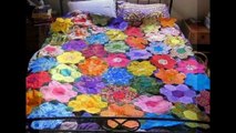 Одеяла из лоскутков ткани