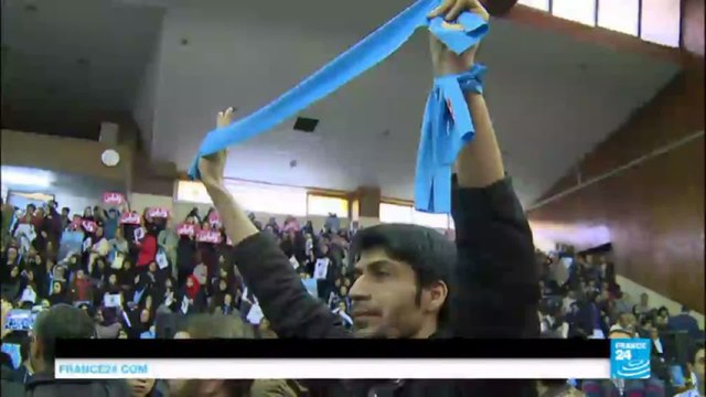 Iranian candidates campaign for the parliamentary polls and Assembly of Experts elections ahead of Friday's vote