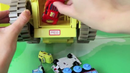 Part 3 Screaming Banshee Transporter Monster Eating Disney Cars Lightning McQueen
