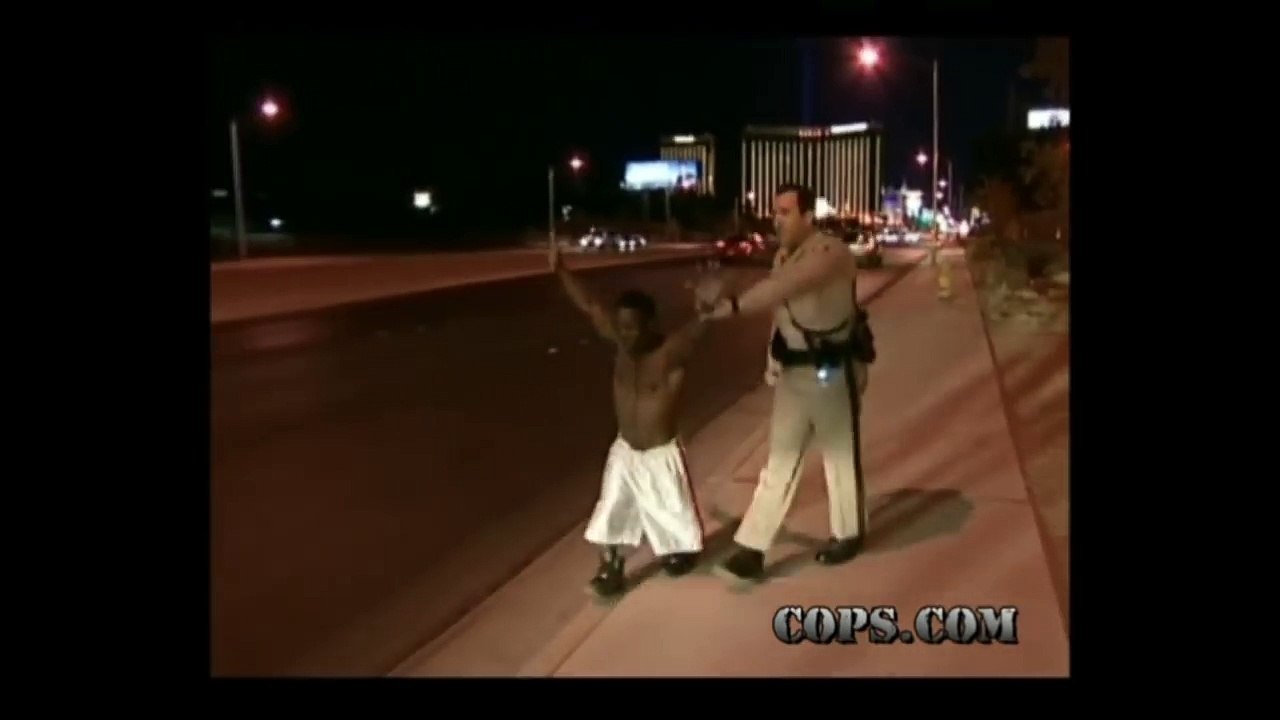 I can break these cuffs!, Evan Rosenthal, COPS TV SHOW