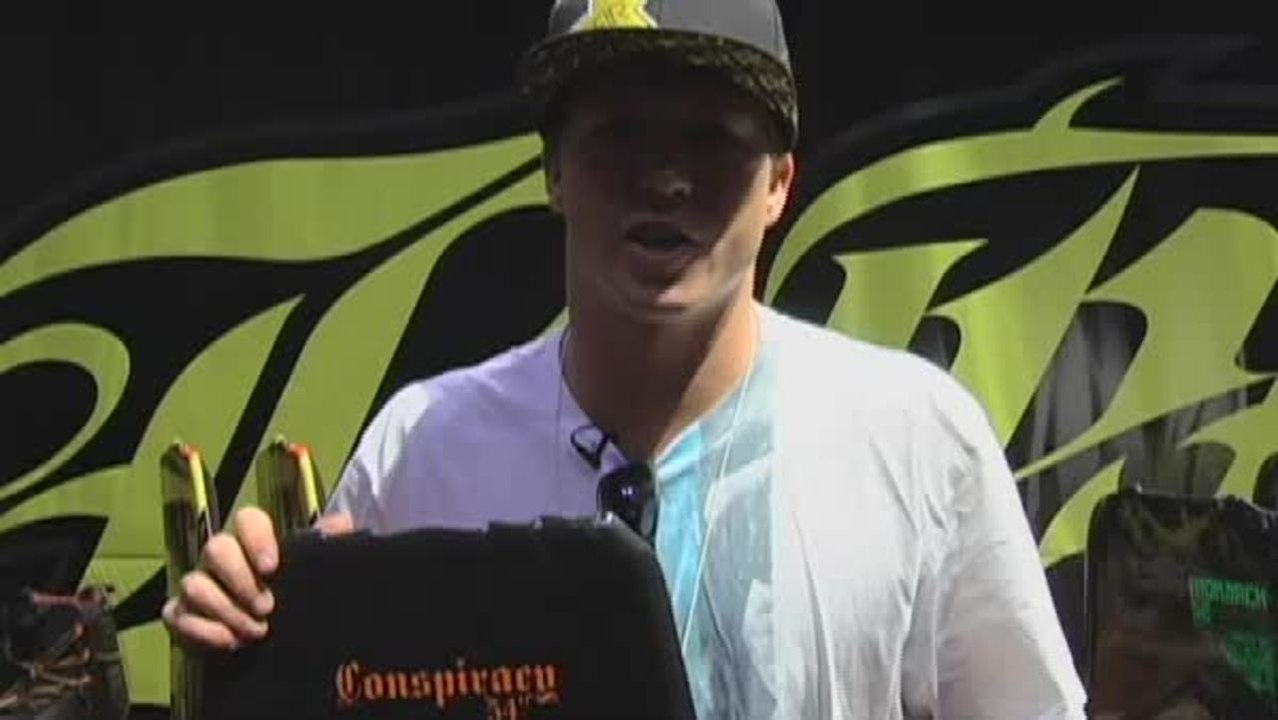 Aaron Rathy at Surf Expo - Byerly