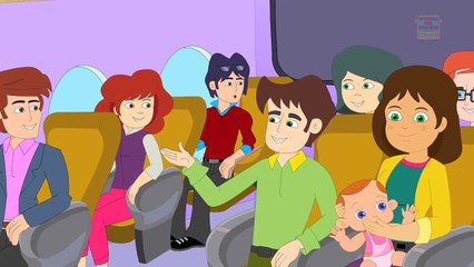 Wheels On The Bus Go Round And Round Kids And Childrens Songs