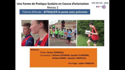 Course d'orientation Niveau 2 GPF-EPS