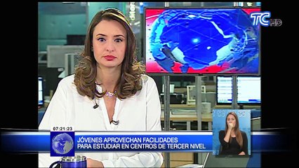 Jóvenes aprovechan facilidades para estudiar en centros de tercer nivel