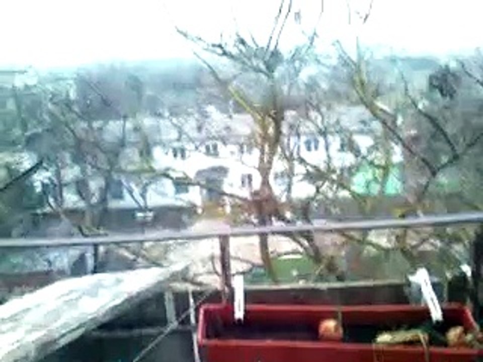 17 марта снегопад в Евпатории
