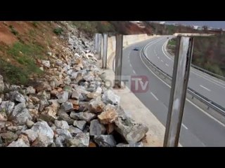 Report TV - Hajdutët s'i ndahen Rrugës së Kombit  vidhen rrjetat mbrojtëse për gurët