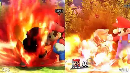 Super Smash Bros  3DS vs Wii U Comparison